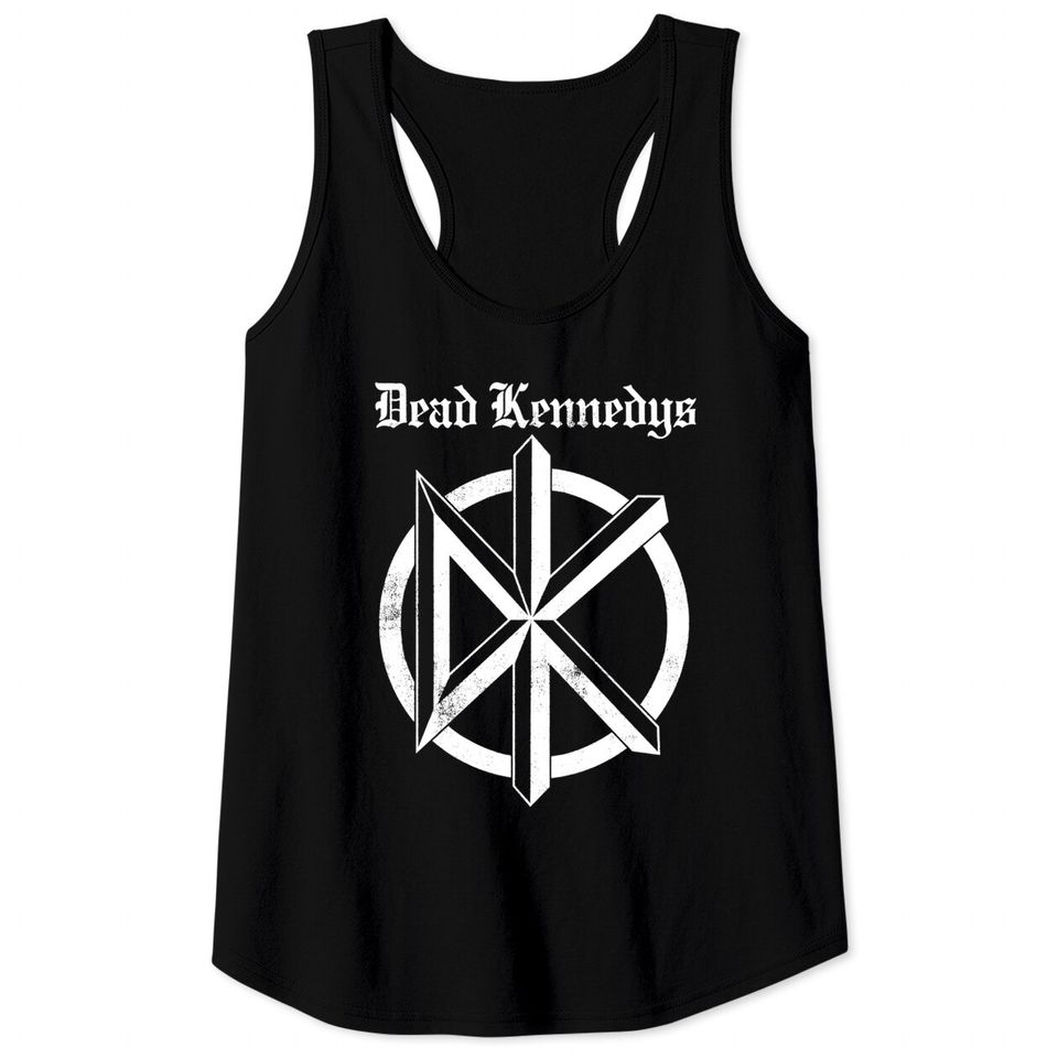 Dead Kennedys Distressed Old English Logo Tank Tops