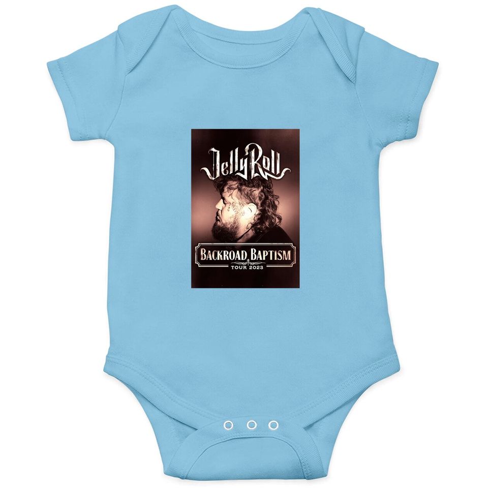 Backroad Baptism Tour, Jelly Roll Tour, Jelly Roll Onesies