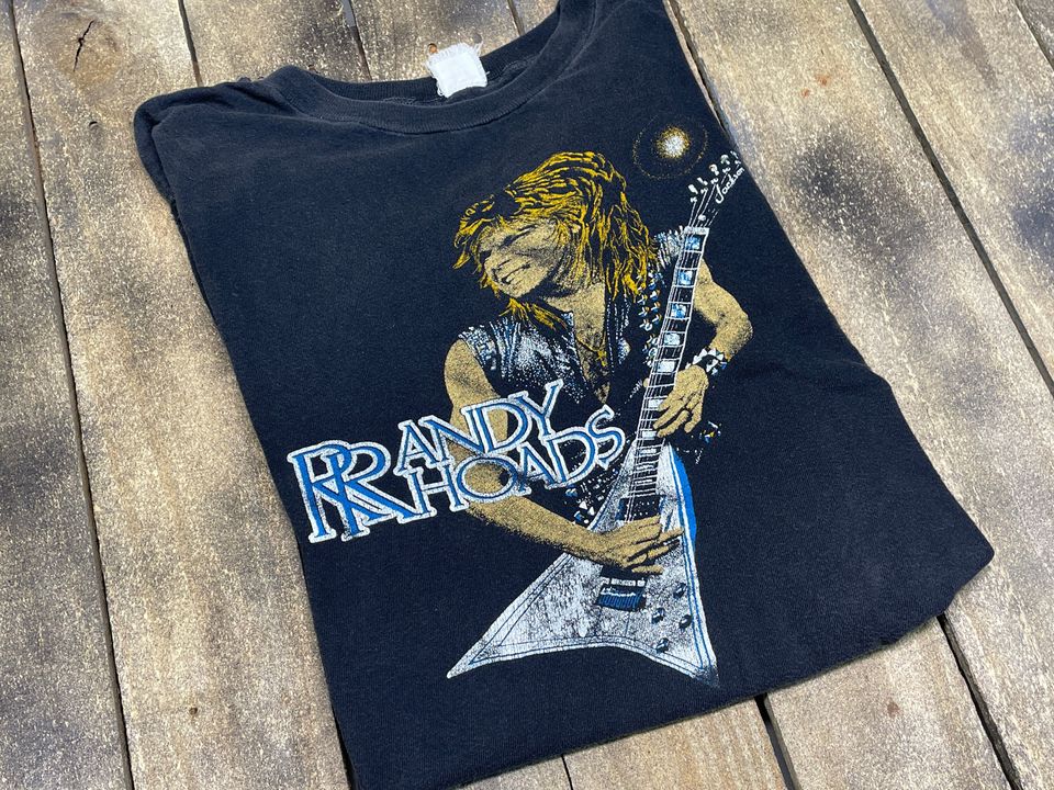 intage 80s 1982 Randy Rhoads t shirt