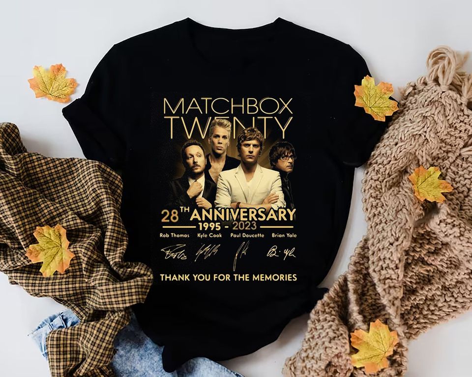 28 Years Of Matchbox Twenty Band Shirt