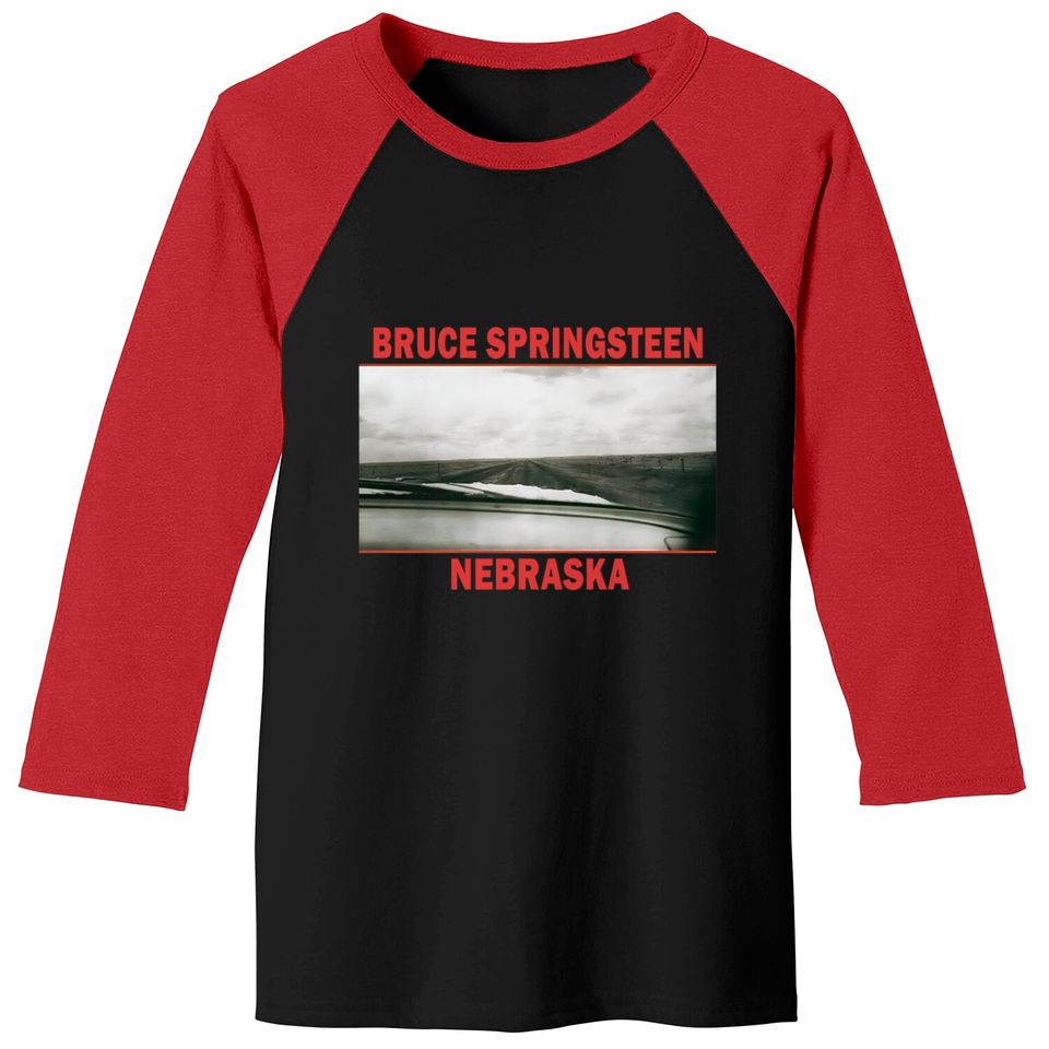 Bruce Springsteen nebraska Logo Baseball Tees