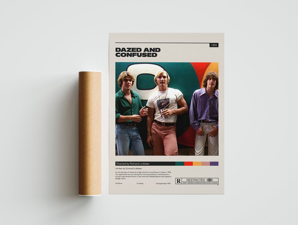 Dazed and Confused | Richard Linklater | Minimalist Movie Poster