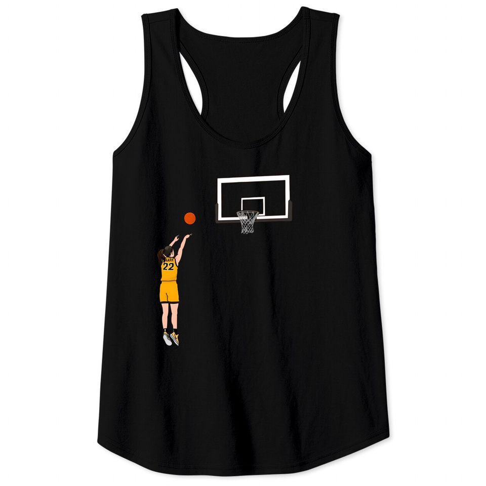 The Jumpshot Caitlin - Caitlin Clark Tank Tops