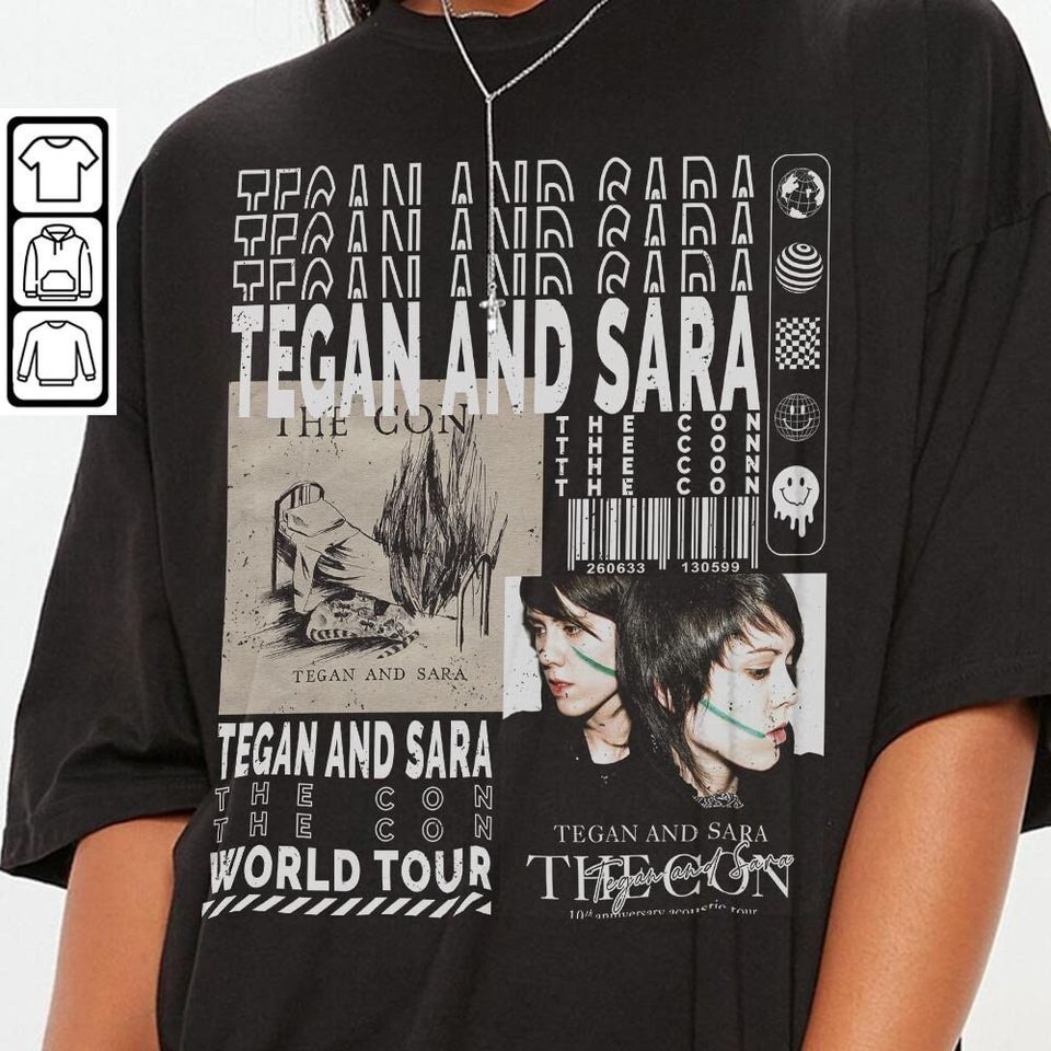 Tegan and Sara Music Shirt, Merch Vintage 90s Crybaby Tour 2023