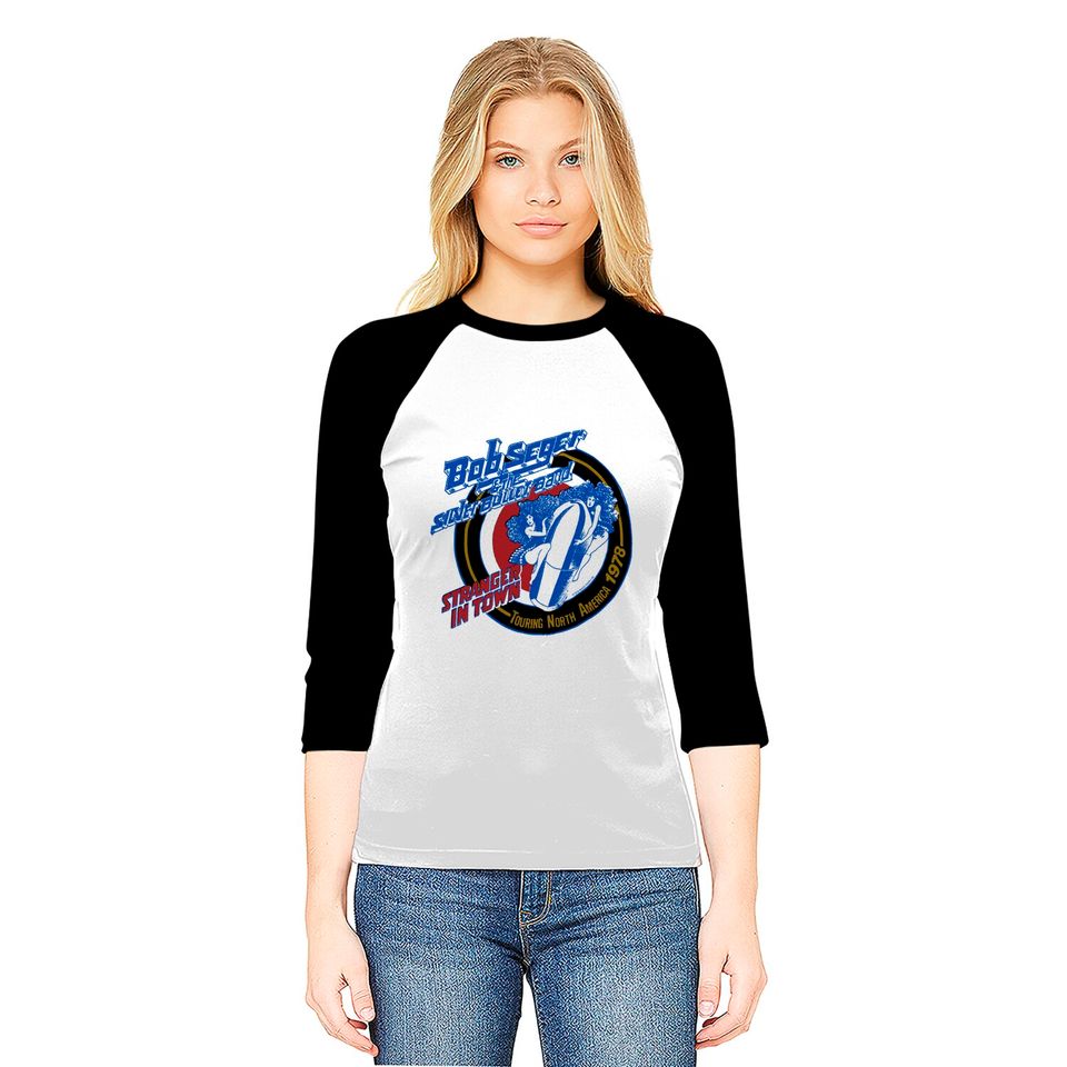 1978 BOB SEGER w/ Silver Bullet Band Baseball Tees