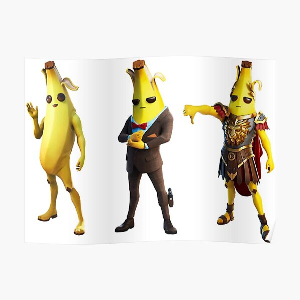Banana Peely Gaming Characters Premium Matte Vertical Poster