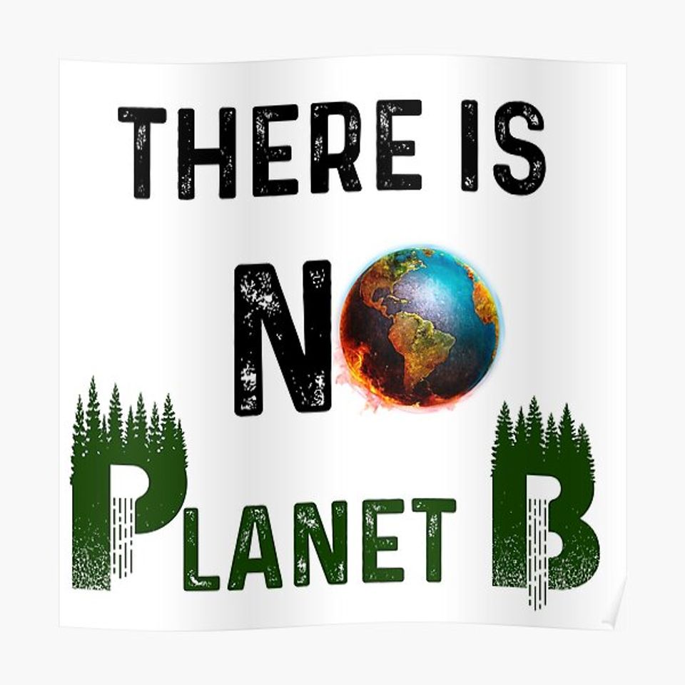 There is No Planet B Premium Matte Vertical Poster