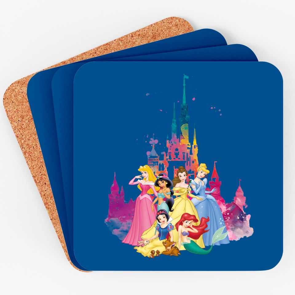 Disney Princess Coasters, Disneyworld Coasters, Disneyland Coasters