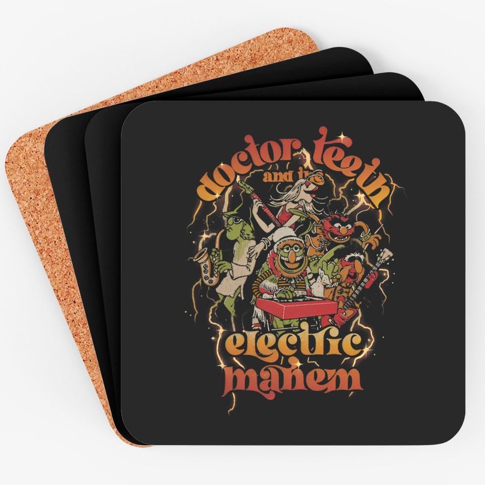 Disney Muppets Doctor Teeth And The Electric Mayhem Poster Coasters