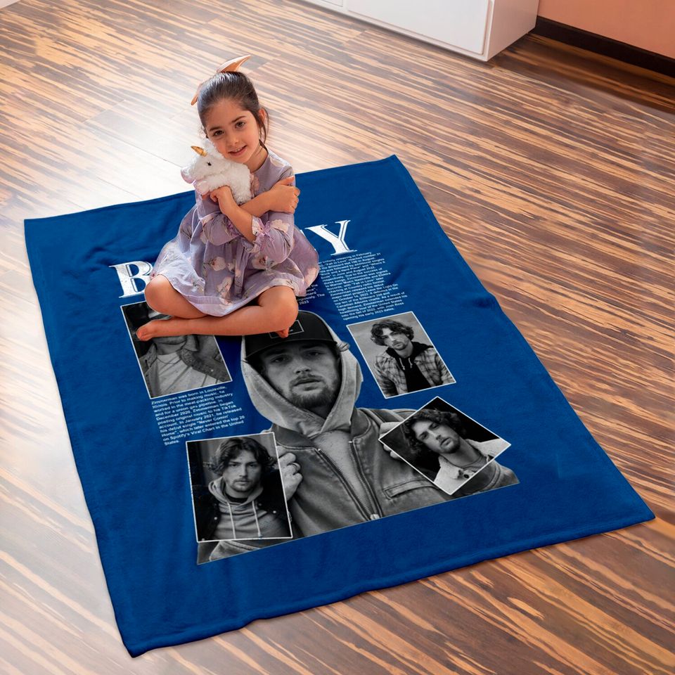 Bailey Zimmerman Music Baby Blankets