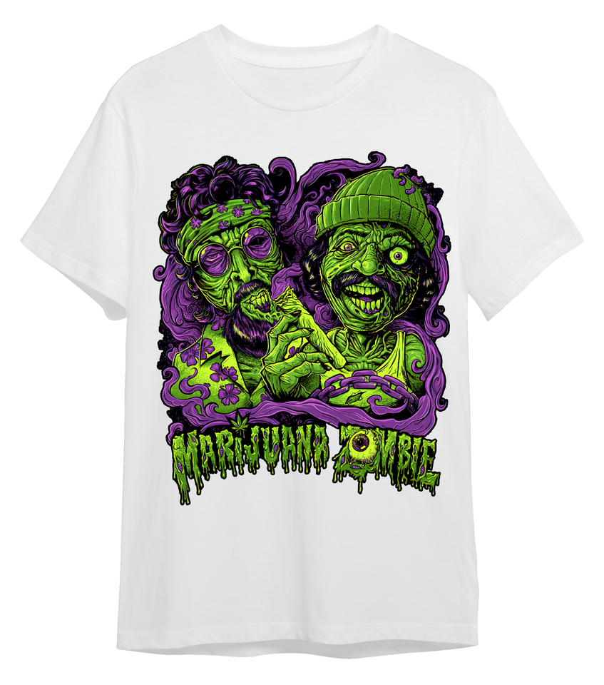 Cheech and Chong Zombies - Vintage Horror T-Shirt