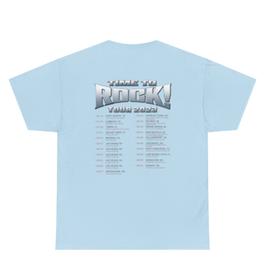 Tesla Rock Band 2023 Tour Dates T-Shirt