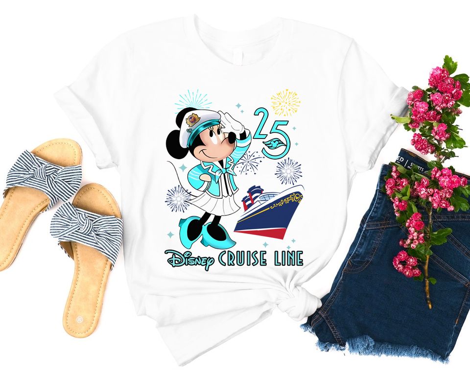 Disney Cruise line 25th anniversary shirt