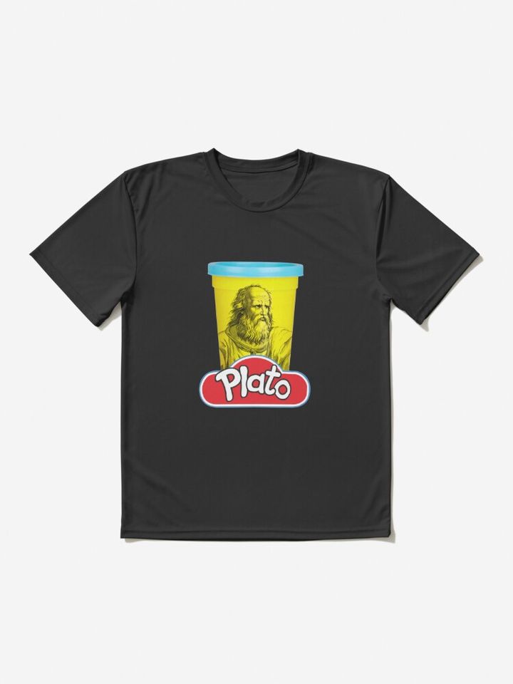Plato Play Doh Philosophy pun | Active T-Shirt