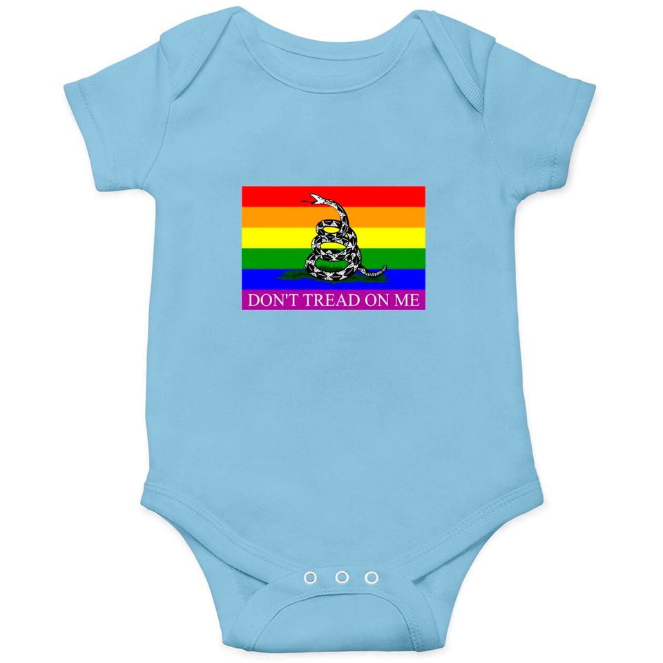 Don't Tread On Me LGBT Pride Onesies