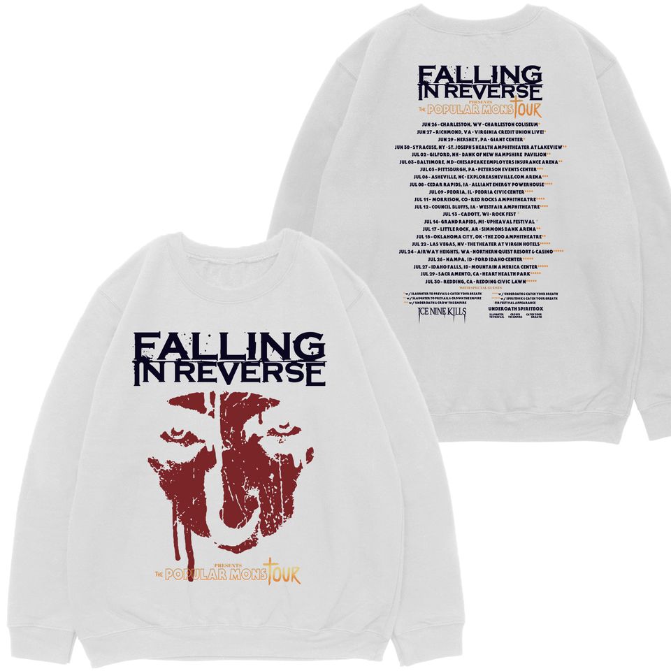 Falling In Reverse The Popular Mons Tour 2023 Shirt,Falling In Reverse Rock Band Fan Sweatshirt