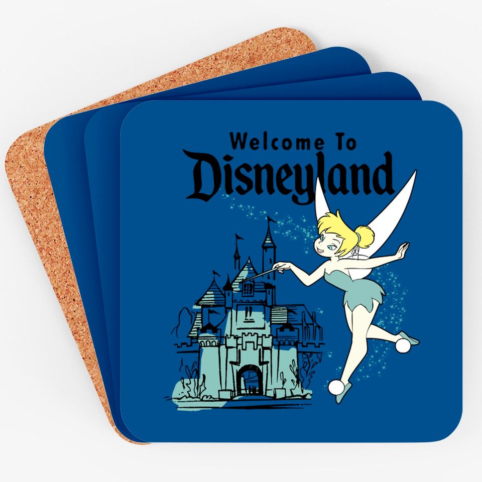 Disneyland Coasters, Tinker Bell Coasters, Tinkerbell Coasters