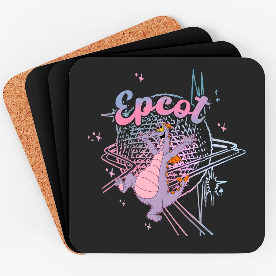 Disney Epcot Funny Figment Imagination Coasters