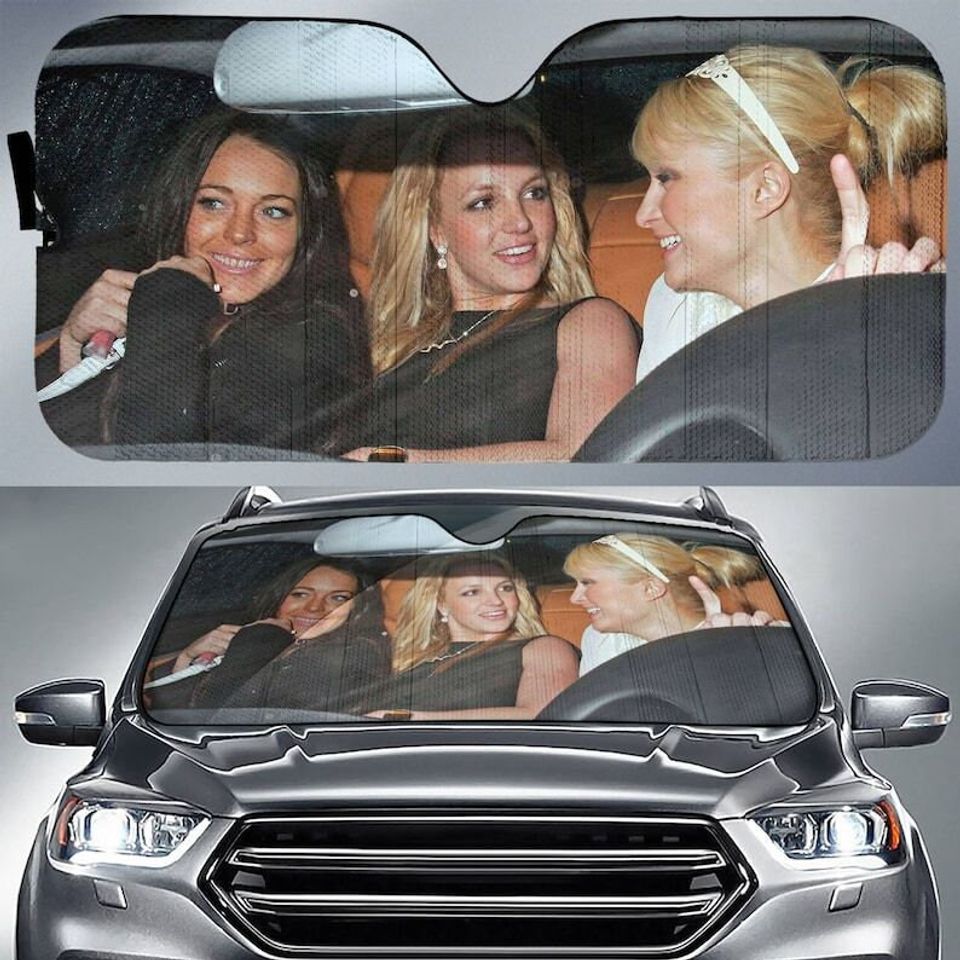 Britney Spears Music Icon Car Sun Shade, Pop Princess Auto Sunshade
