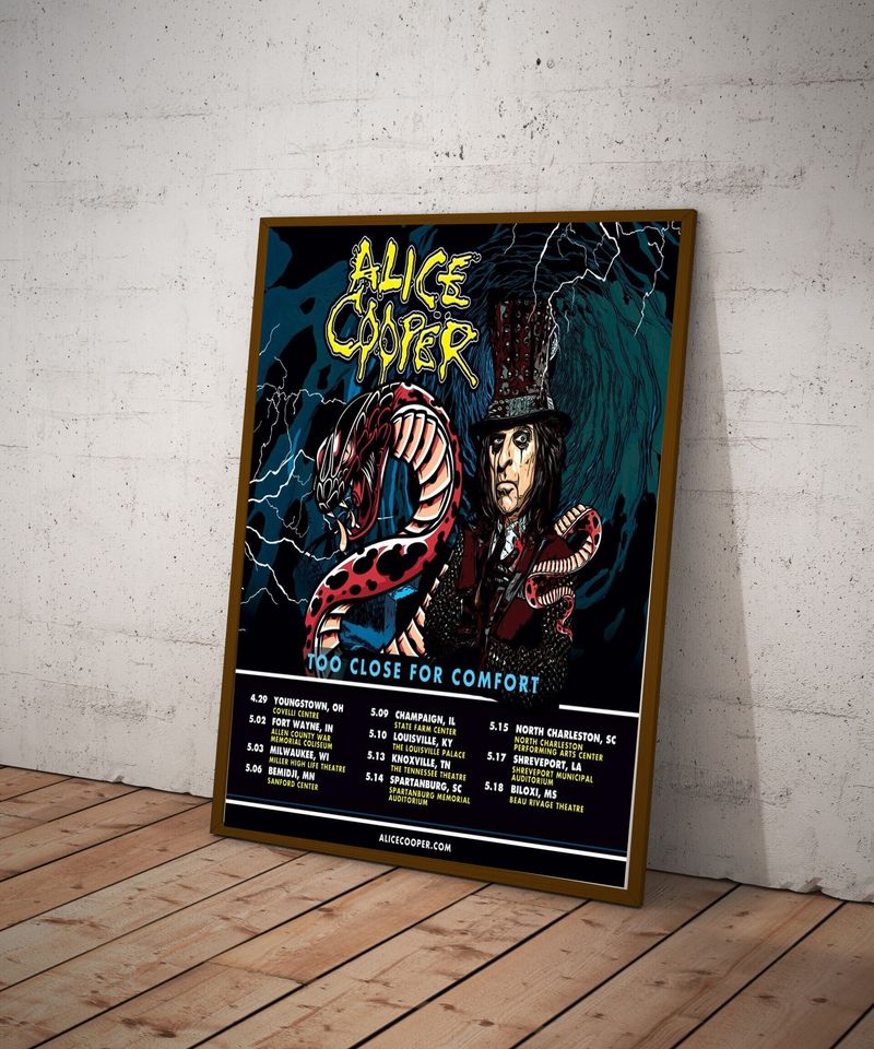 Alice Cooper - Tour 2023 Shreveport Poster