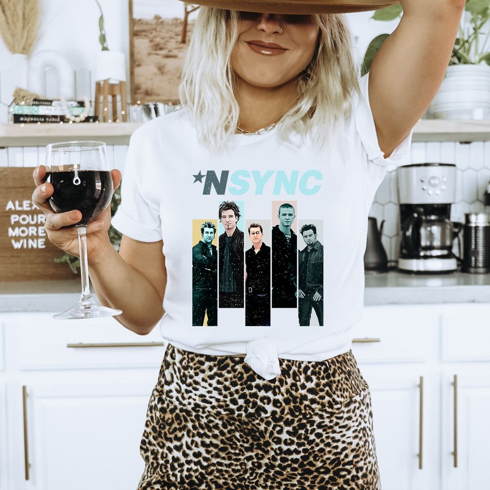 NSYNC Tee, NSYNC Band Tee, Boy Band Shirt, 90s Boy Bands