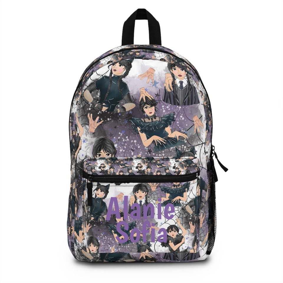 Copy of Wednesday Addams Nevermore Academy Jenna Ortega Bag Backpack