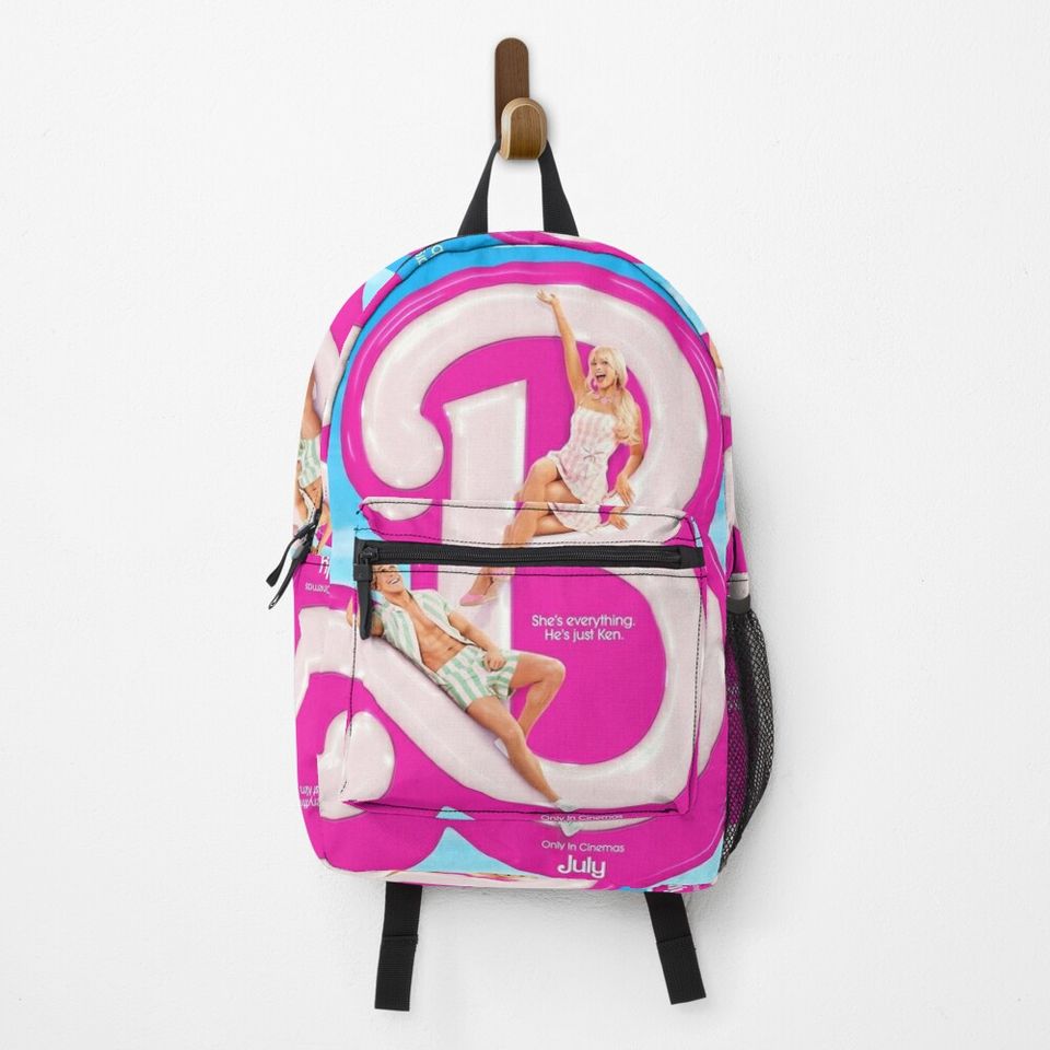 Barbie Movies 2023 Poster Backpack