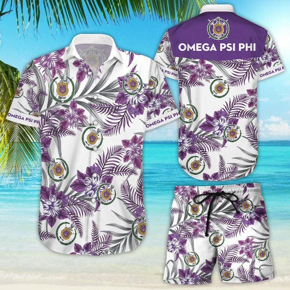 Omega Psi Phi Hawaiian Shirt