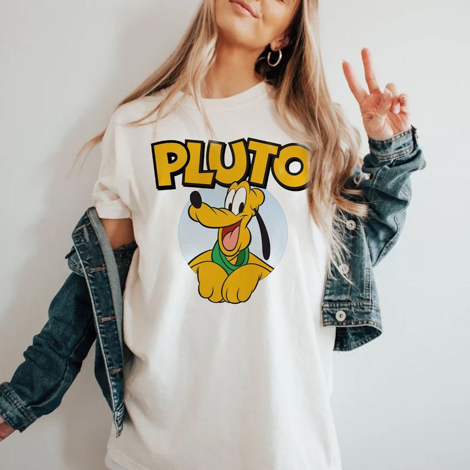 Disney Pluto Shirt, Disney Characters Shirt