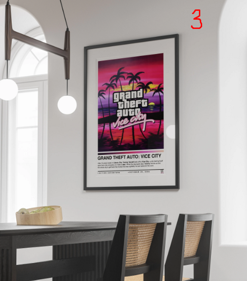 Grand Theft Auto Vice City Poster