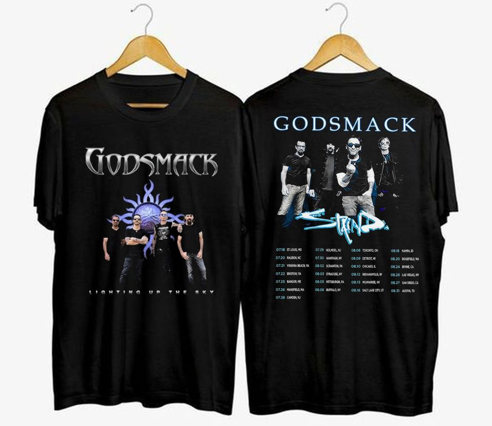 Godsmack With Staind 2023 Tour Double Sided Shirt