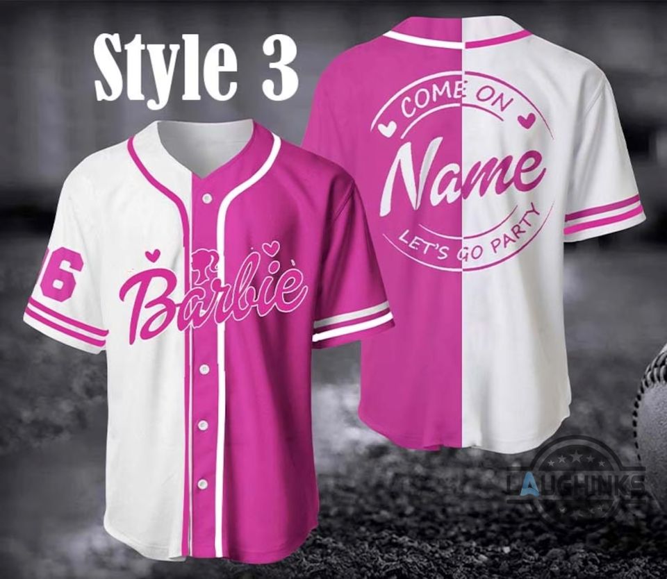 Barbie Movie 2023 Baseball Jersey