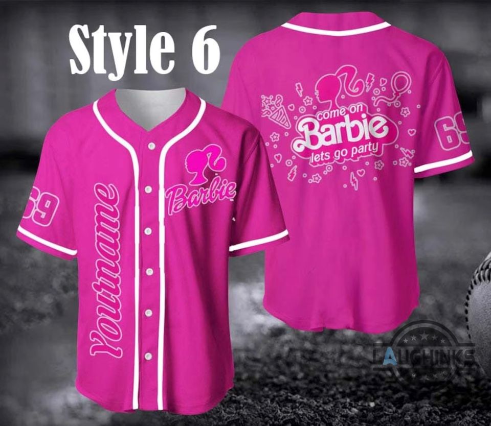 Barbie Movie 2023 Baseball Jersey