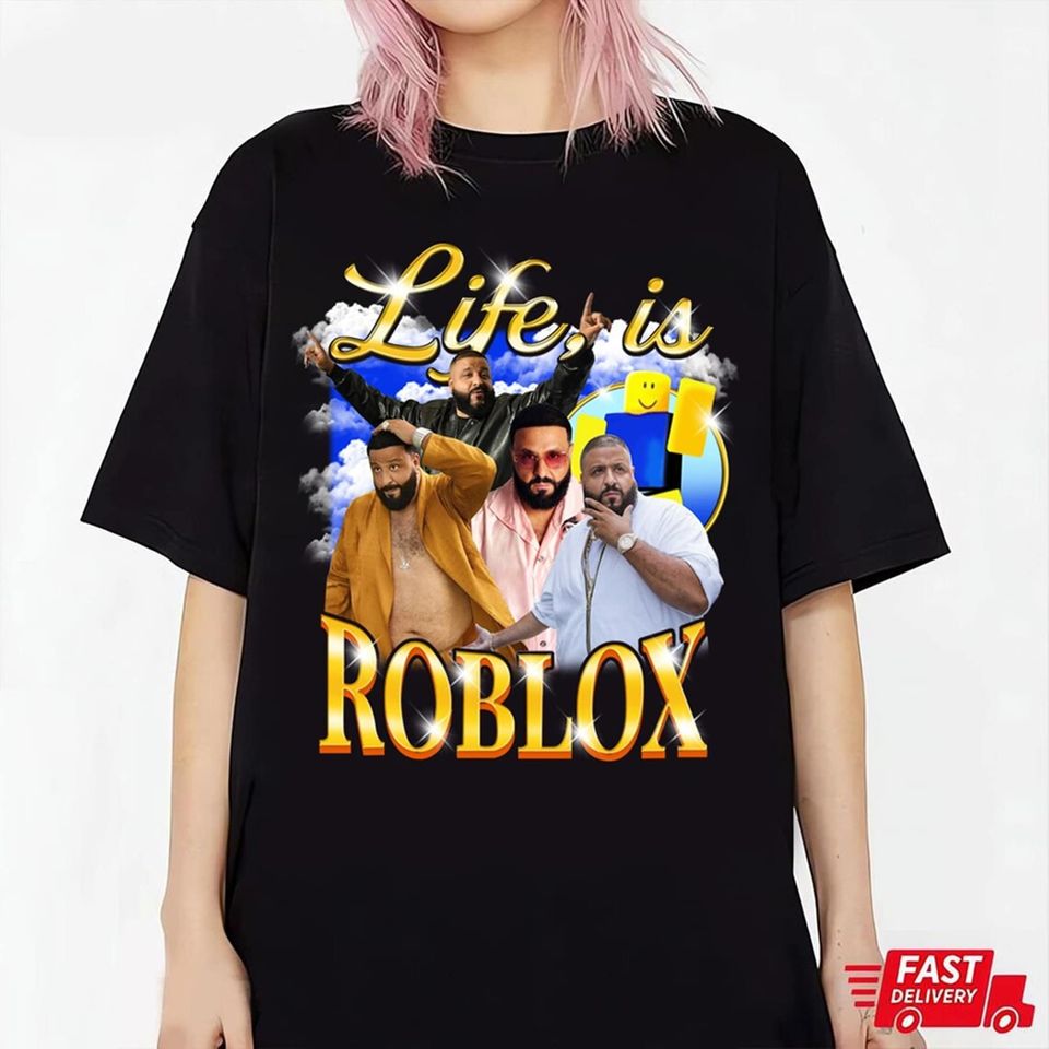 Life Is Roblox Dj Khaled t-Shirt, Life Is Roblox Shirt, DJ Khaled Merch