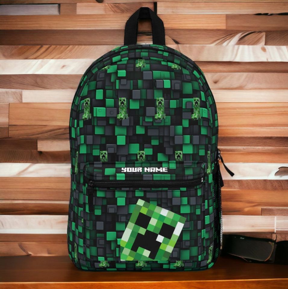 Customizable Minecraft Creeper Backpack