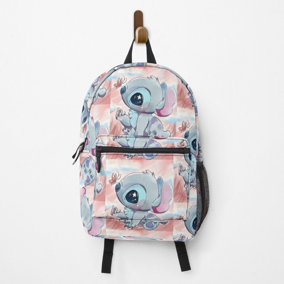 Stitch with butterfly Backpack