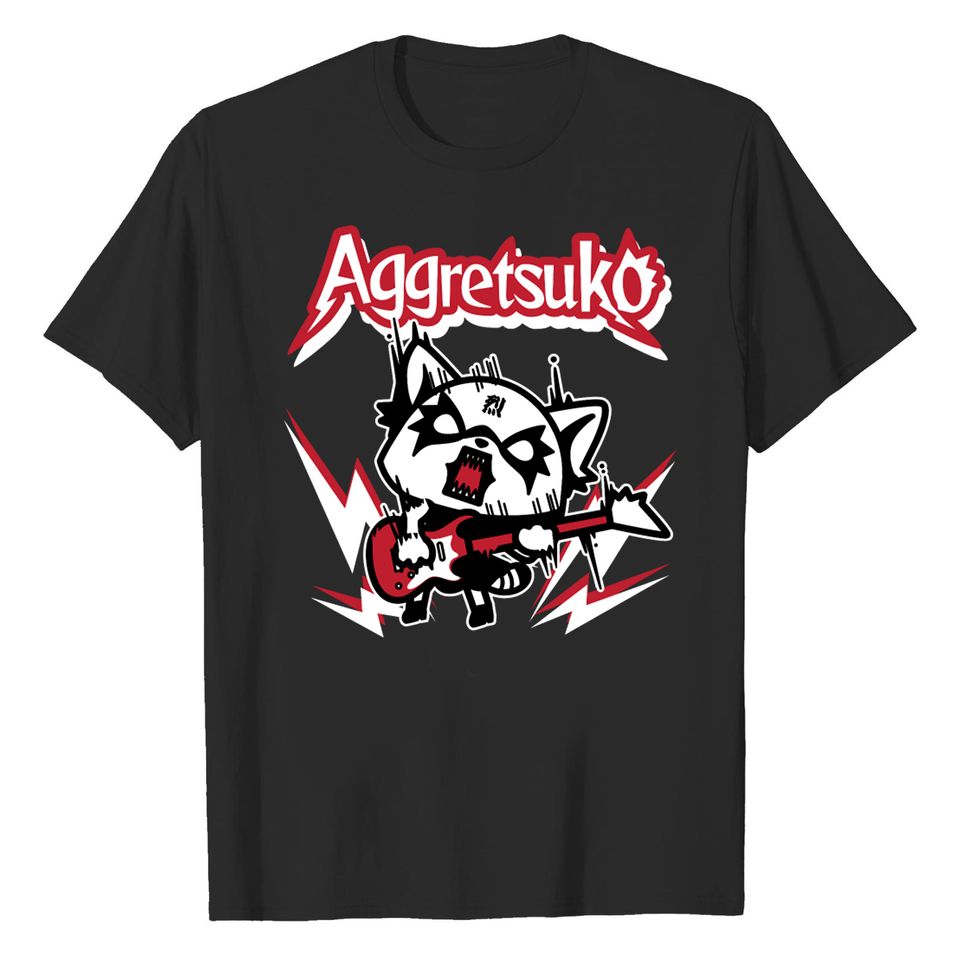 Aggretsuko Rocker Rage T-shirt