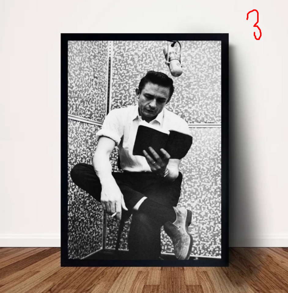 Johnny Cash Music Poster Wall Art