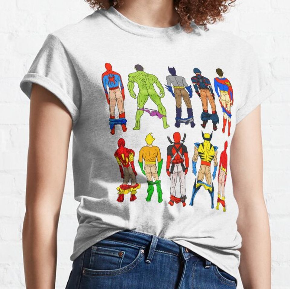 Superhero Butts T-shirts