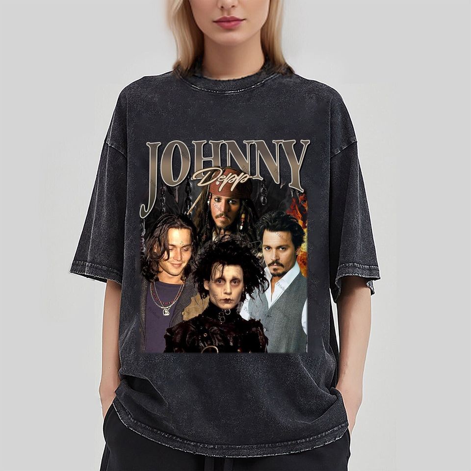 Retro Johnny Depp Shirt -Johnny Depp, Pirate Johnny Depp Shirt