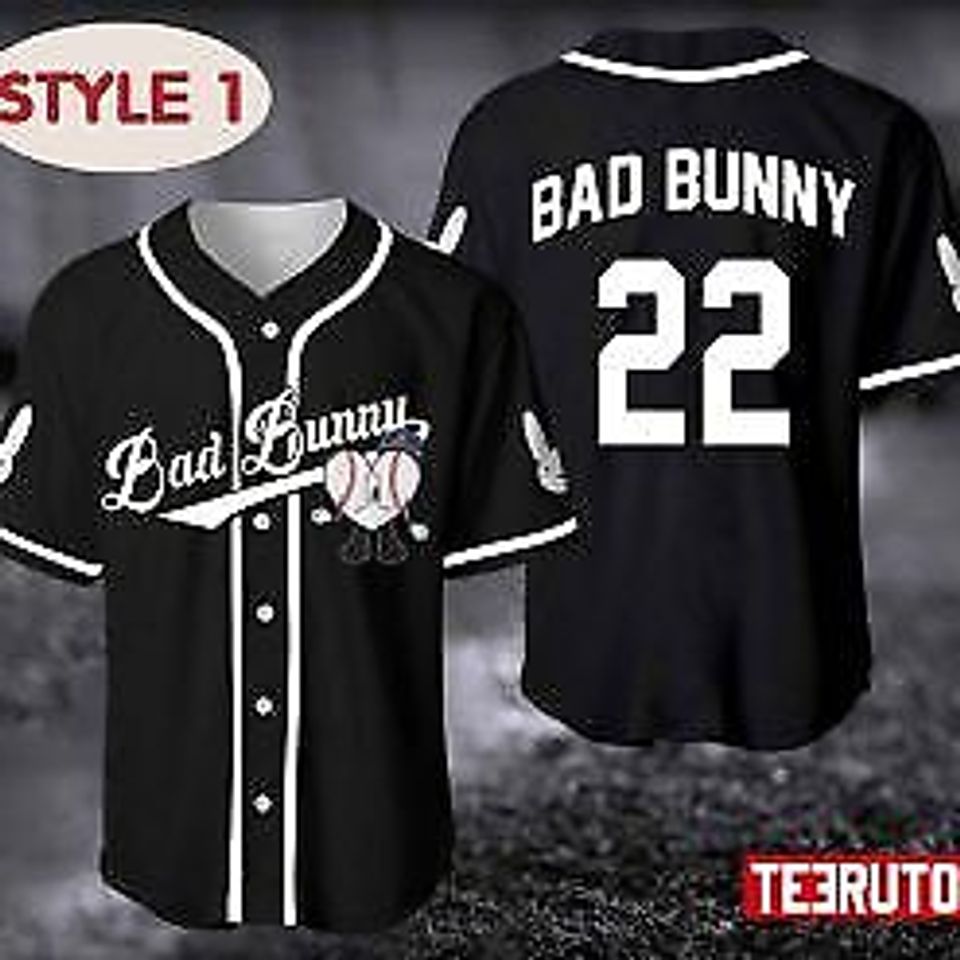 Bad Bunny Tour Baseball Jersey