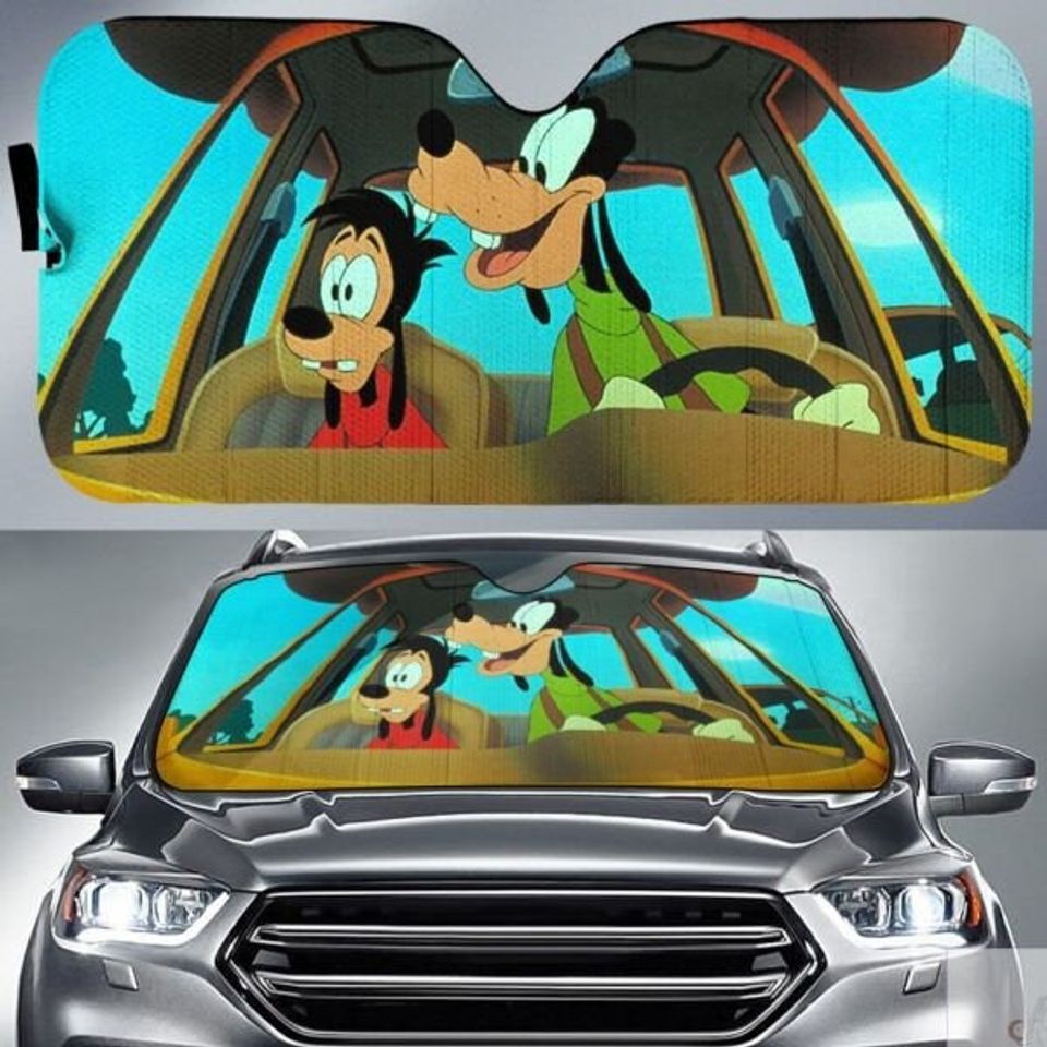 Goofy Auto Car Sun Shade, Disney Goofy Auto Car Sun Shade