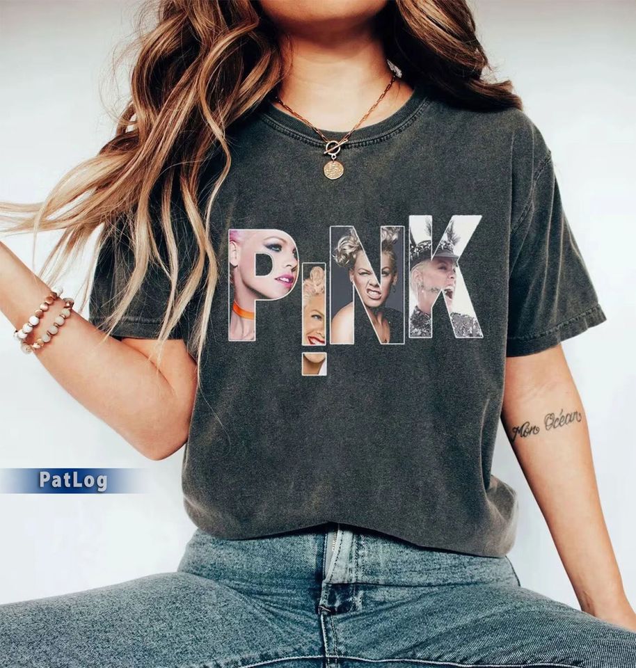 Retro P!nk Pink T-Shirt, Music Tour 2024 Shirt, Pink concert shirt