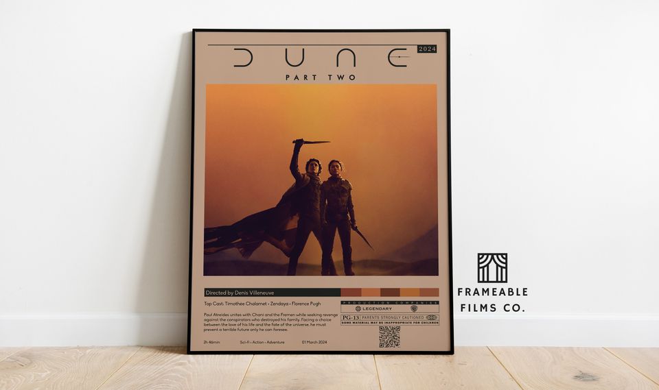 Dune: Part Two Minimalist Movie Poster