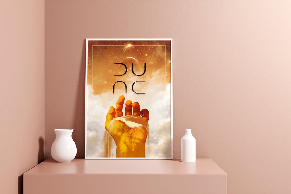 Dune Movie Fanart Poster - Decorative Wall Print