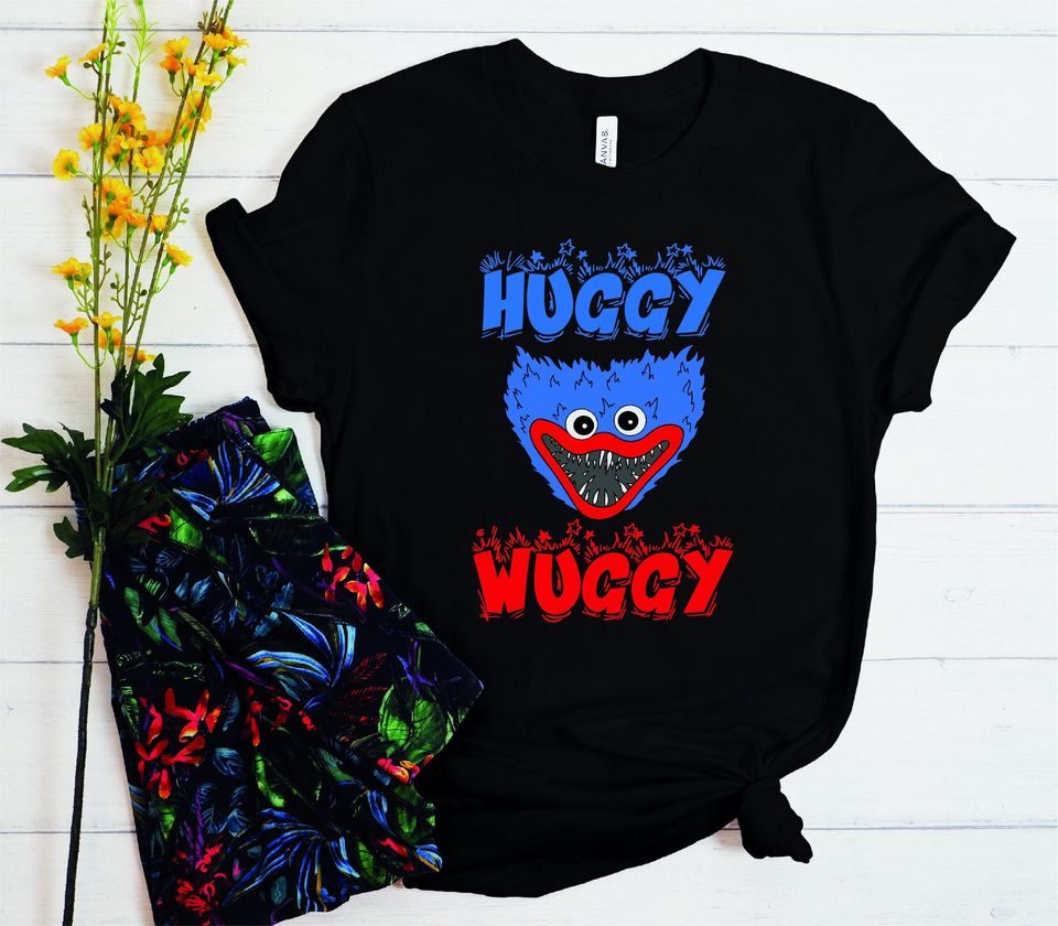 Huggy Wuggy Poppy Playtime Shirt, Horror Game T-Shirt