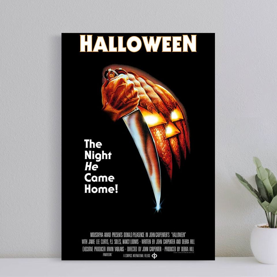 Halloween Movie Poster, Wall Art Film Print