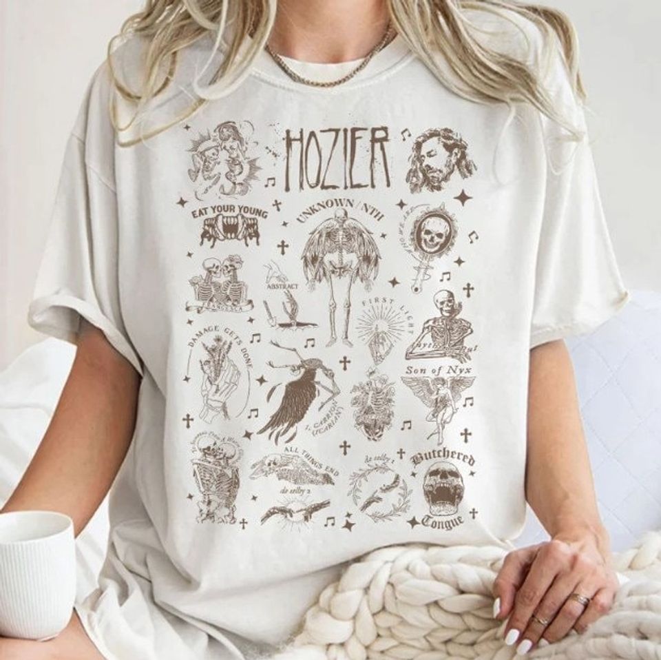 Vintage Unreal Unearth Tour Merch Shirt, Hozier Tour Music Shirt, Vintage Hozier Shirt