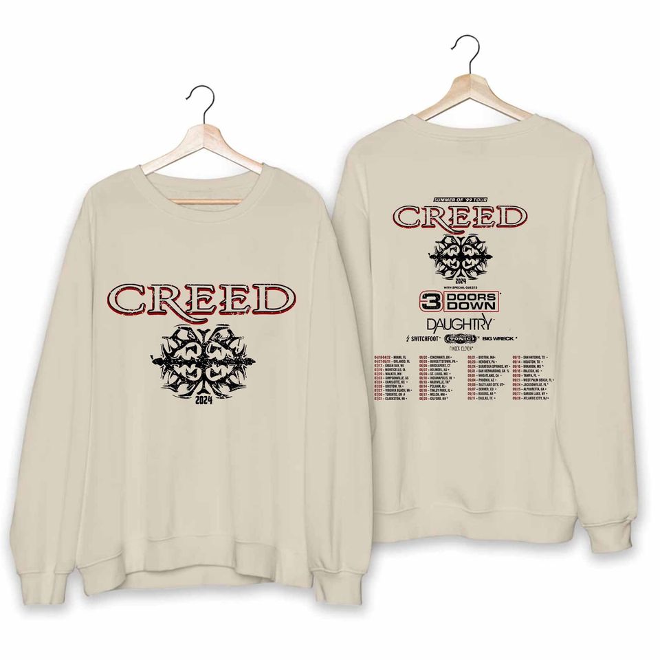 Creed 2024 Tour Summer of 99 Tour Sweatshirt