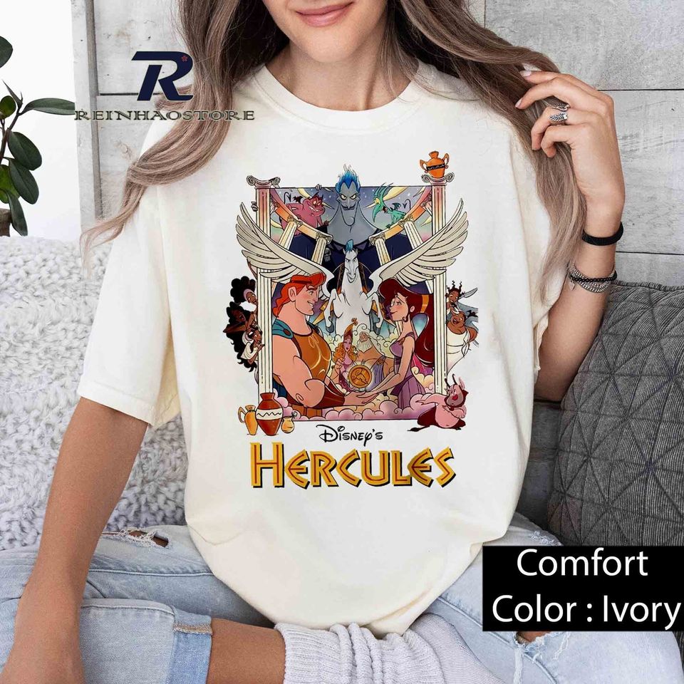 Vintage 90's Disney Hercules Shirt, Retro Hercules 1997